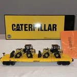 Mth Rail King Caterpillar Flat Car W/ 906H Loaders Gauge 30-76298 New!. Fixed Price $99.99.