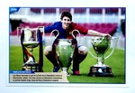 2024 The Kings Of Soccer 3R Sticker #M11 Lionel Messi Barcelona 2009 Puzzle. Fixed Price $12.99.