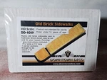 Downtown Deco #DD1039 Old Brick Sidewalk Hydrocal Is Packed With Detail Ho Scale. Fixed Price $19.95.