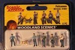 Woodland Scenics - Policemen (6 Pcs.) Scale A2122. Fixed Price $17.00.