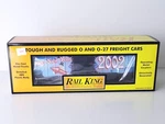 Mth Railking & O-27 Gauge Happy New Year 2002 Boxcar #30-7490. Fixed Price $22.49.