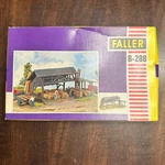 Faller B-288 Scale Lumber Yard Kit With Original Box. Fixed Price $16.00.