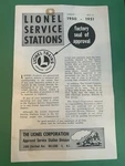Lionel Postwar Service Station Booklet #927 1950-1951. Fixed Price $9.99.