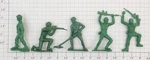 Acme 29-633 Gauge Military Figure Assortment (bag Of 5). Fixed Price $6.00.