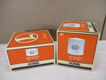 Pair Of Vtg Lionel Linex Gasoline Oil Tank Tall 6-22953 & Wide 6-22954 (b). Fixed Price $56.00.