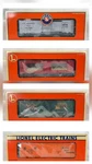 Lot (4) Lionel Pacific & Tropical Fruit, Warners Devil, Western Ice, Fort Knox. Fixed Price $139.99.