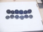 Lionel Model Train Assortment Of 12 Used Wheels. Fixed Price $30.00.