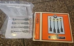 Brand New Gauge Lionelville Street Lamps 6-24156 Black In Box. Fixed Price $27.00.