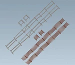 Faller 180406 Ho Scale Garden & Field Fences -- 236CM Total Length PKG(4). Fixed Price $14.99.
