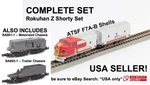 Rokuhan Z Shorty Atsf Santa Fe F7 A-b Locomotive Set ST012-2 SA001-1 SA003-1 Us. Fixed Price $89.99.