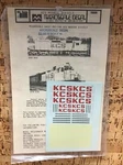 Microscale Decals 60-146: Kansas City Southern Modern Diesels. Fixed Price $10.00.