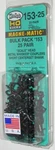 Kadee Scale #153-25 Bulk Pack Head Short Whisker Couplers X. Fixed Price $62.95.