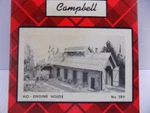 Engine House Scale By Campbell ,kit #789 Po Nos. Fixed Price $54.95.