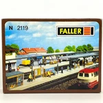 Faller Scale 2119 European Train Station & Uncovered Platforms. Fixed Price $29.99.