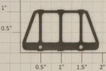 American Flyer PA11511 GP-7 Black Metal End Rail (10). Fixed Price $50.00.