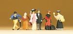Preiser Ho Scale Model Figure/people Set 1900S Figures Travelers & Passers-by. Fixed Price $16.99.