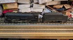 Lionel 685 4-6-4 Hudson Locomotive With 2666W Whistle Tender. Fixed Price $155.00.