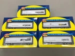 Athearn Ho Scale Bn 45' Hub Trailers Five Cities Lot Of Rtr. Fixed Price $144.95.