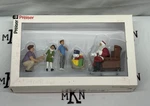 Preiser 44931 G Scale Santa Claus-father Christmas In Chair, Mother, 2 Children. Fixed Price $78.99.