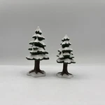 Dept 56 1990 Vintage Heritage Village Small Porcelain Pines 5251-5 Euc. Fixed Price $15.99.