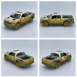 2013 Ford F-150 Svt Raptor Supercrew 1:46 Pullback & Go Diecast Kinsmart #KT5365. Fixed Price $11.99.