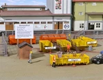 38155 Kibri Ho Deco-set Material Yard. Fixed Price $32.99.
