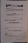 1922 Lionel Trade Price Sheet Reprint From 1971. Fixed Price $14.99.
