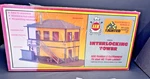 Ahm Kit Interlocking Tower Building Ho Scale Train Layout #15602 Lighted. Fixed Price $16.00.