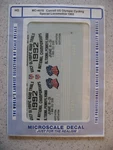 Microscale Decal Ho MC-4070 Conrail Us Olympic Cycling Special Locomotive 1992. Fixed Price $5.00.