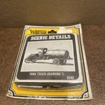 Woodland Scenics Ho Scale Tank Truck Diamond Kit D242 Nib/nos. Fixed Price $19.99.