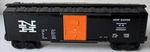 O, Williams New Haven Black Single Door Box Car RD#6464-425 Item #3250. Fixed Price $14.42.