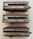 Marx Union Pacific Tin Litho 3 Passenger Cars Squaw Bonnet M1005 Omaha La 1950S. Fixed Price $81.75.