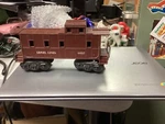 Lionel O, Lines CABOOSE#6037. Fixed Price $19.95.