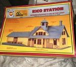 No 15807 Rico Train Station Model Kit Ho Scale Masterpiece Series Iii Ahm. Fixed Price $19.00.