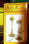 Mth Scale Corner Yellow Street Lamp Set # 20-1028 Nib 57 They Are 7" Tall. Fixed Price $45.00.