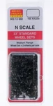 Micro Trains Scale 33' Standard Wheels (brown) 100 Axles (401-B) 00312003. Fixed Price $26.73.