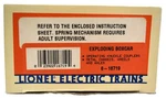 Lionel Gauge 6-16719 Exploding Boxcar #16719 The Used Very Good Shape. Fixed Price $28.95.