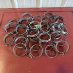 Vintage Large Double Band Screw Type Hose Clamp Lot (38) Nors Chevy Ford Packard. Fixed Price $24.99.