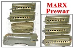 Marx Prewar 635 Mercury New York Central W/5-ARTICULATED Passenger Cars In Box. Fixed Price $225.00.