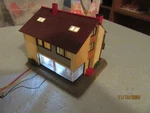 Faller B-268 Vintage Dual Led Illuminated Home / Bakery 4" X. Fixed Price $25.00.