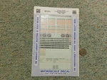 Microscale Decals Ho 87-211 Western Pacific Diesel Switchers L115. Fixed Price $12.99.