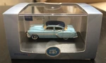 Oxford 1954 Pontiac Chieftain Door Two Toned Blue Diecast Model Car - 1:87 Ho. Fixed Price $15.00.