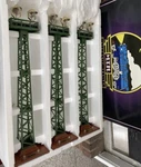 Mth Tinplate 92 Floodlight Tower Set Accessory 10-1044! Standard Gauge. Fixed Price $269.00.