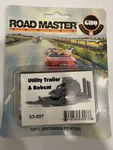 Road Master Series Ghq 53-007 N Scale -utility Trailer & Bobcat Pewter Kit. Fixed Price $17.00.