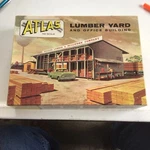 Atlas Ho Scale Lumber Yard & Office Building Model #750-249 Open Box. Fixed Price $15.00.