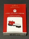 Hallmark QXI2494 Lionel 6119 Work Caboose Ornament Keepsake 2020 Nib. Fixed Price $15.26.