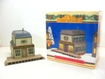 Enesco 1987 Pine Hollow Gains General Store Miniature Xmas Village Building Dmgd. Fixed Price $7.97.