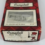 Vintage Campbell Ho Scale Pile Trestle Ballasted Deck Model Kit 301-225 Wood. Fixed Price $29.99.