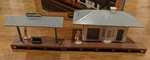 Vintage Bachmann Plasticville Usa Ho Scale Suburban Station # 2806-150 With Box. Fixed Price $14.95.
