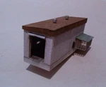 Thomas A. York Enterprises Concrete Block Engine Shed Building Kit HO-128. Fixed Price $24.99.